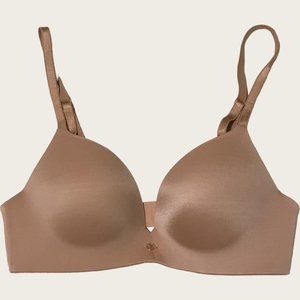 Very Sexy So Obsessed Wireless Push-Up Bra Victoria's Secret Size 32C Tan